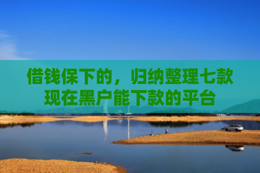 借钱保下的，归纳整理七款现在黑户能下款的平台