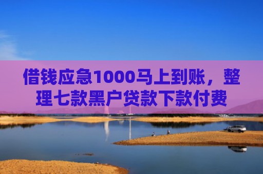 借钱应急1000马上到账，整理七款黑户贷款下款付费