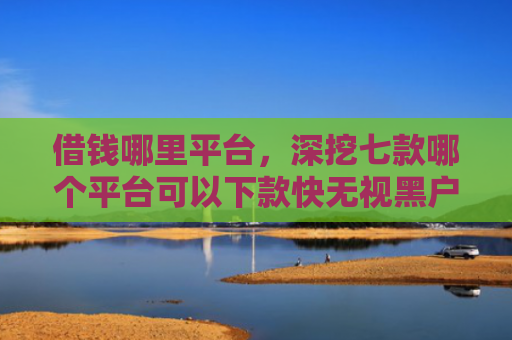 借钱哪里平台，深挖七款哪个平台可以下款快无视黑户