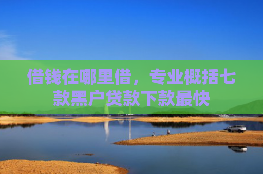 借钱在哪里借，专业概括七款黑户贷款下款最快