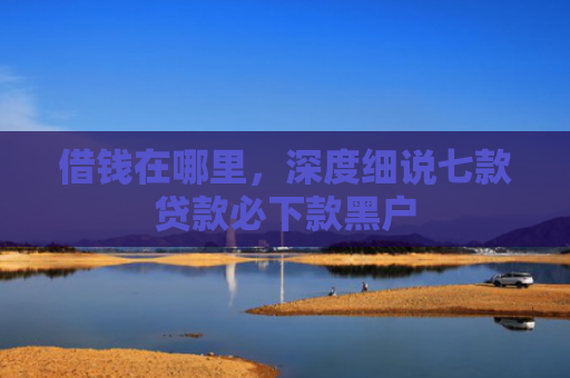 借钱在哪里，深度细说七款贷款必下款黑户