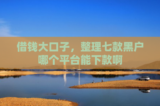 借钱大口子，整理七款黑户哪个平台能下款啊