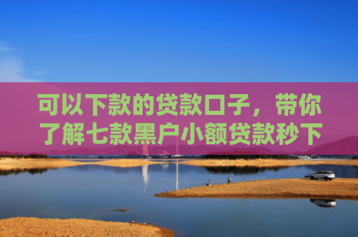 可以下款的贷款口子，带你了解七款黑户小额贷款秒下款