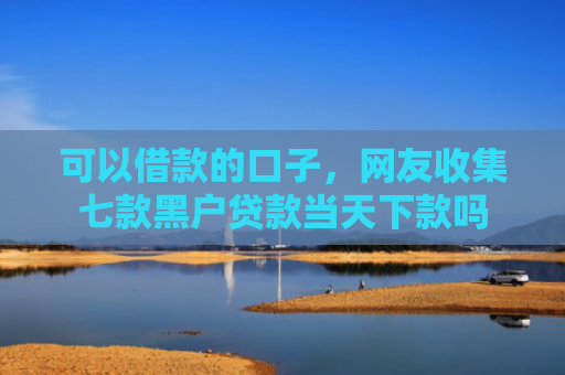 可以借款的口子，网友收集七款黑户贷款当天下款吗