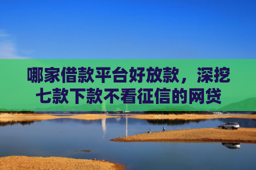 哪家借款平台好放款，深挖七款下款不看征信的网贷