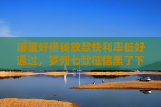 哪里好借钱放款快利率低好通过，罗列七款征信黑了下款快的网贷