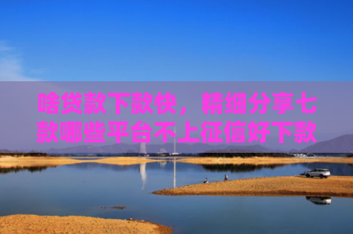 啥贷款下款快，精细分享七款哪些平台不上征信好下款