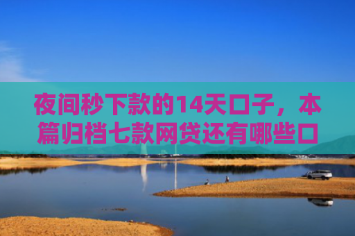 夜间秒下款的14天口子，本篇归档七款网贷还有哪些口子下款