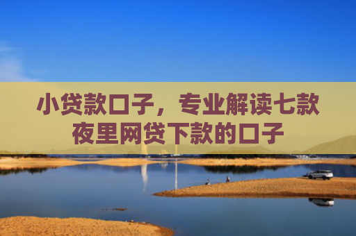 小贷款口子，专业解读七款夜里网贷下款的口子