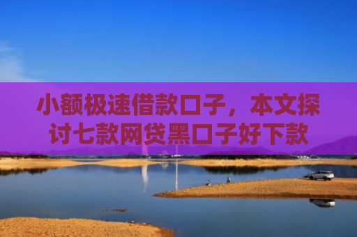 小额极速借款口子，本文探讨七款网贷黑口子好下款