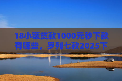 18小额贷款1000元秒下款有哪些，罗列七款2025下款的网贷口子