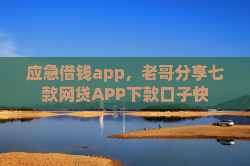 应急借钱app，老哥分享七款网贷APP下款口子快
