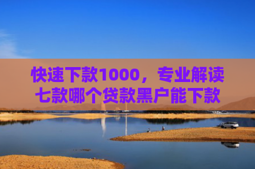 快速下款1000，专业解读七款哪个贷款黑户能下款