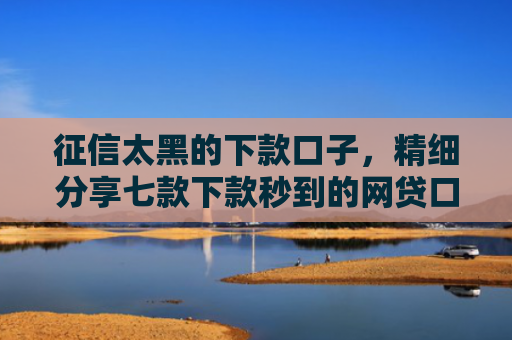 征信太黑的下款口子，精细分享七款下款秒到的网贷口子