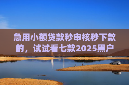 急用小额贷款秒审核秒下款的，试试看七款2025黑户易下款的网贷app