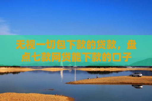 无视一切包下款的贷款，盘点七款网贷能下款的口子