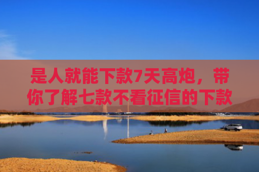 是人就能下款7天高炮，带你了解七款不看征信的下款快的贷款
