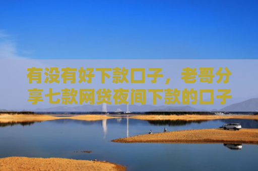 有没有好下款口子，老哥分享七款网贷夜间下款的口子