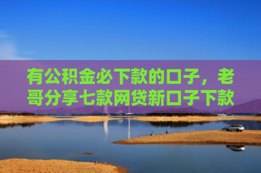 有公积金必下款的口子，老哥分享七款网贷新口子下款容易