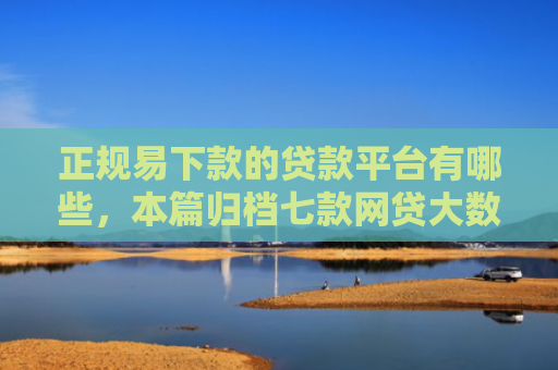 正规易下款的贷款平台有哪些，本篇归档七款网贷大数据花了下款口子