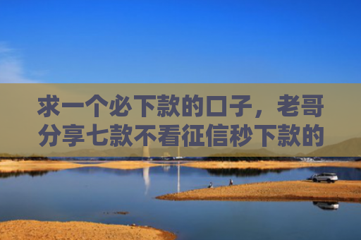 求一个必下款的口子，老哥分享七款不看征信秒下款的平台