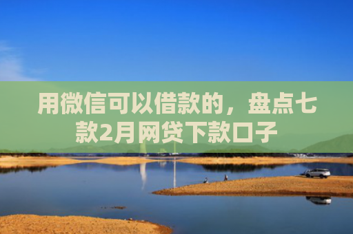 用微信可以借款的，盘点七款2月网贷下款口子