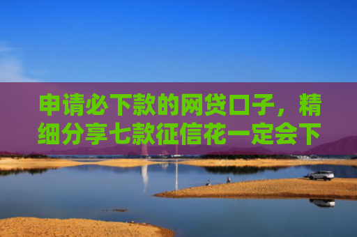 申请必下款的网贷口子，精细分享七款征信花一定会下款的平台