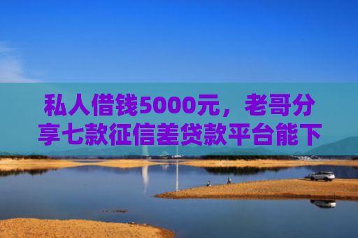 私人借钱5000元，老哥分享七款征信差贷款平台能下款吗安全吗