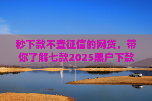 秒下款不查征信的网贷，带你了解七款2025黑户下款app
