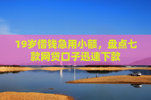 19岁借钱急用小额，盘点七款网贷口子迅速下款