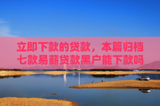 立即下款的贷款，本篇归档七款易薪贷款黑户能下款吗