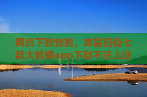 网贷下款快的，本篇归档七款大脸猫app下款不还上征信吗