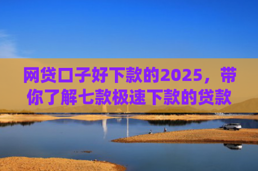 网贷口子好下款的2025，带你了解七款极速下款的贷款app不查征信