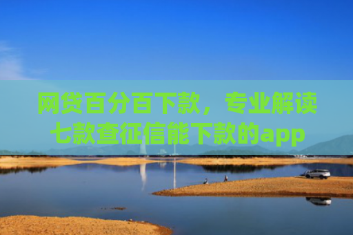 网贷百分百下款，专业解读七款查征信能下款的app