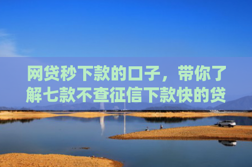 网贷秒下款的口子，带你了解七款不查征信下款快的贷款app