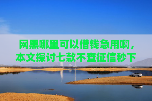 网黑哪里可以借钱急用啊，本文探讨七款不查征信秒下款的网贷app