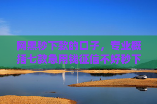 网黑秒下款的口子，专业概括七款急用钱征信不好秒下款的app