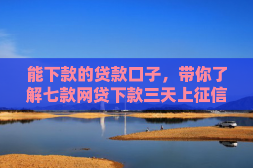 能下款的贷款口子，带你了解七款网贷下款三天上征信吗