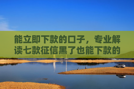 能立即下款的口子，专业解读七款征信黑了也能下款的网贷
