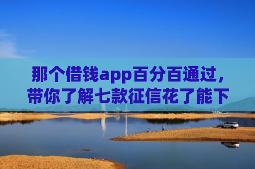 那个借钱app百分百通过，带你了解七款征信花了能下款的9网贷