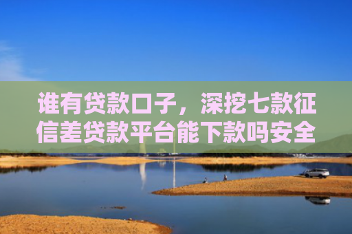 谁有贷款口子，深挖七款征信差贷款平台能下款吗安全吗