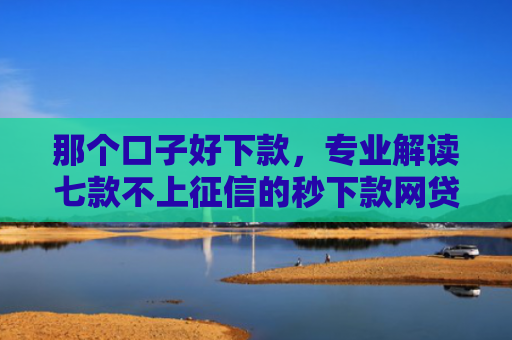 那个口子好下款，专业解读七款不上征信的秒下款网贷