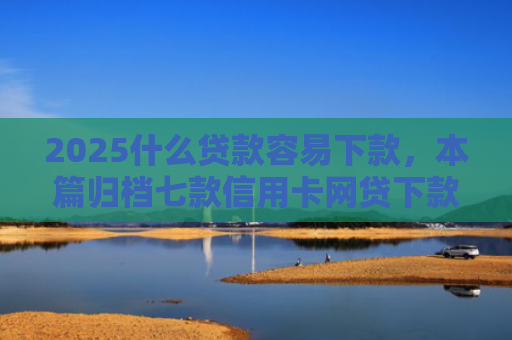 2025什么贷款容易下款，本篇归档七款信用卡网贷下款口子