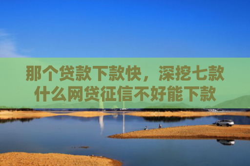 那个贷款下款快，深挖七款什么网贷征信不好能下款