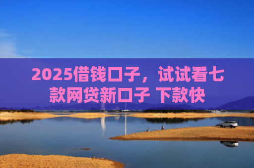 2025借钱口子，试试看七款网贷新口子 下款快