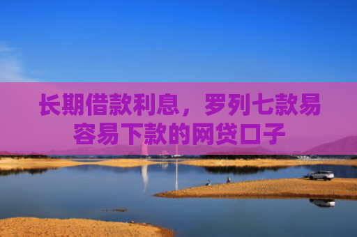 长期借款利息，罗列七款易容易下款的网贷口子