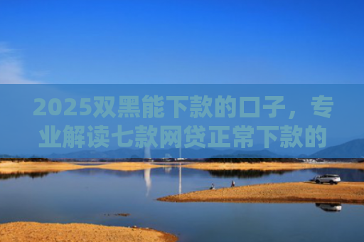 2025双黑能下款的口子，专业解读七款网贷正常下款的老口子