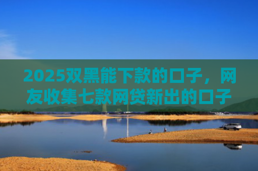 2025双黑能下款的口子，网友收集七款网贷新出的口子秒下款