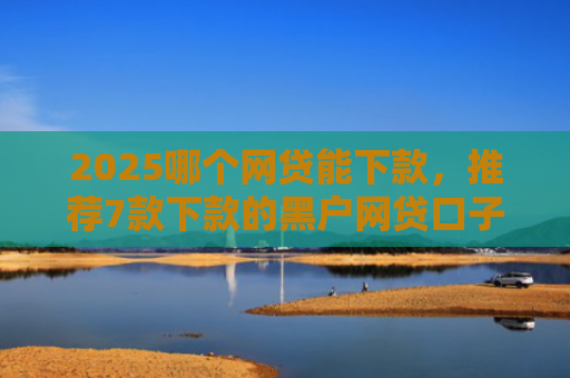 2025哪个网贷能下款，推荐7款下款的黑户网贷口子